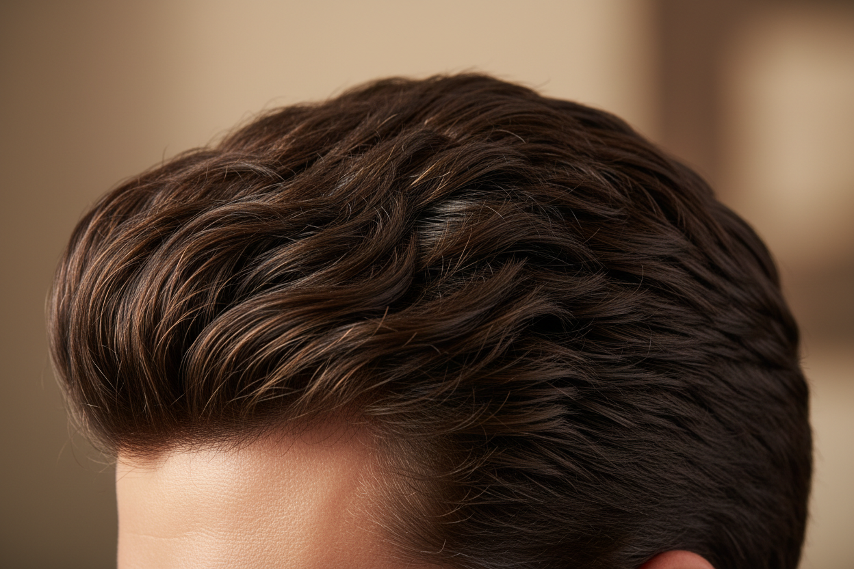 Generate me a mans hair, make it thick and realistic looking 